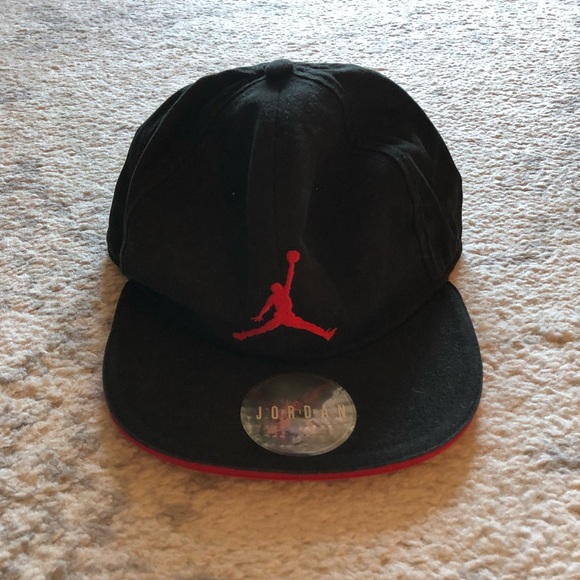 Jordan Accessories Black Red Youth Jordan Basketball Hat Poshmark